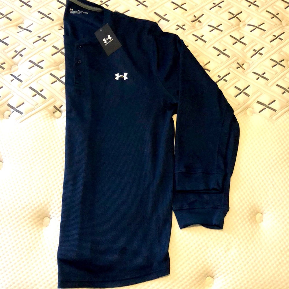 Under Armour long sleeved Henley shirt
